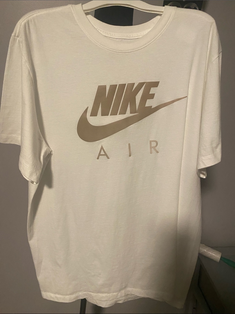 Nike Cream Logo T-Shirt in White